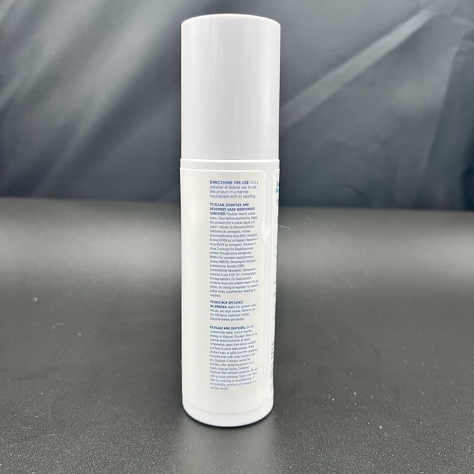 Purefypro Disinfectant Spray (4oz, 2pk) - Kills 99.9999% Norovirus, Flu and Hepatitis Viruses, HIV Virus, Monkeypox Viruses, MRSA, VRE, E Coli, Drug Resistant Germs, Fungi, No Rinse, No Residue