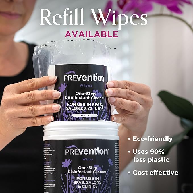 All Purpose Disinfectant Wipes – Cleaning Wipes Canister, Bulk Cleaner Towelettes for Salons, Spas, Clinics – Hospital Grade Surface Sanitizing – 160 Count per Canister (12 Pack)