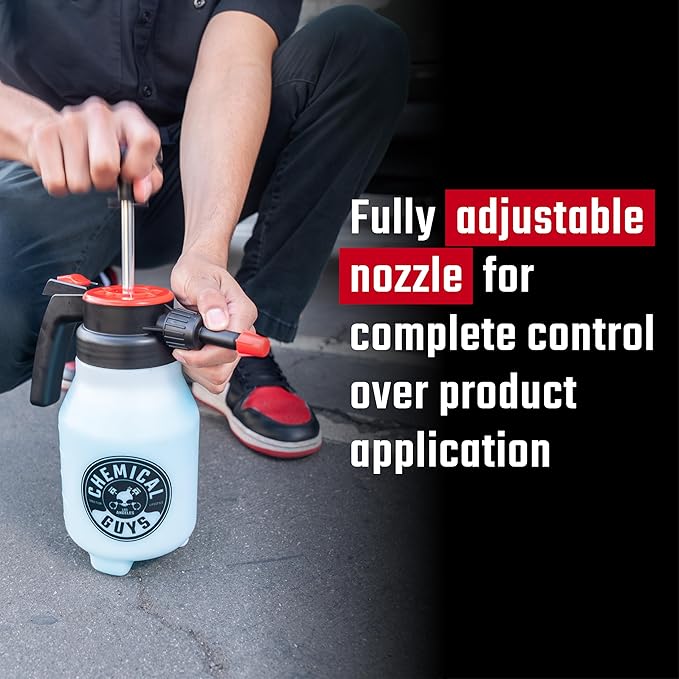 Chemical Guys ACC503 Mr. Sprayer Full Function Pressure Atomizer & Pump Sprayer for Home, Garden and Car Detailing & Washing (50 oz Bottle)