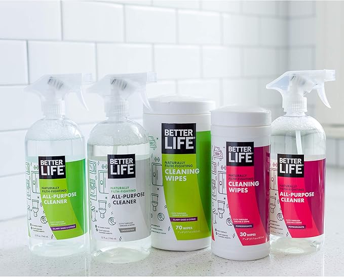 Life Natural All-Purpose Cleaner, Safe Around Kids & Pets, Unscented, 32 Fl Oz (Pack of 1), 2409M