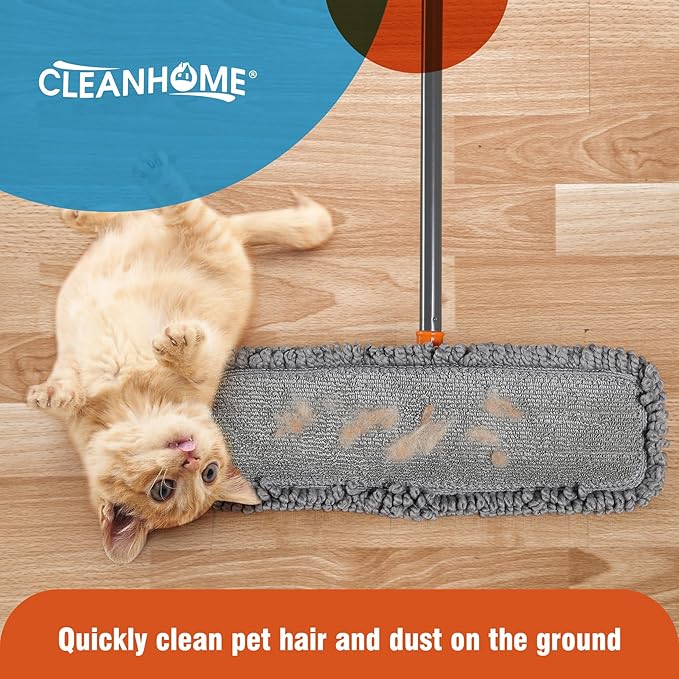 Twisted Microfiber Mop Replacement Mop Pads (Fit CLEANHOME Dust Mop : B0CYGYR9HR)