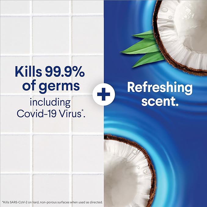 Clorox Scentiva Disinfecting Mist, Coconut and Waterlily, Refill, 16 Fluid Ounces Each, Pack of 3