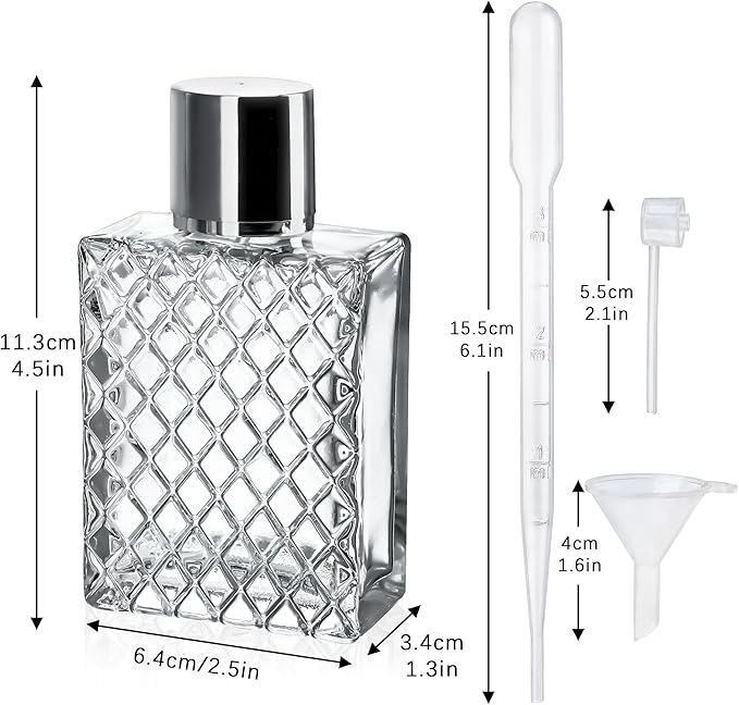 YU FENG Refillable Empty Perfume Spray Bottle Bundle