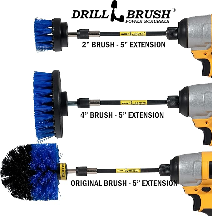 Boat Cleaning Supplies - Hull Cleaning Brush Set - Marine Equipment Cleaning Brush - Fishing Boat Scrubbing - Pond Scum Remover - Barnacle Removing Tool - Aquatic Cleaning Brushes - Tank Cleaning Set