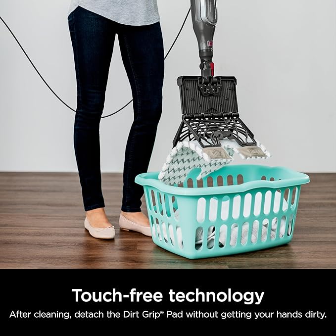 Shark | Steam Mop for Home | Lightweight | Powerful Steam Cleaning with Steam Blaster Technology | Includes 2 Mop Pads | Ideal for Hardwood Floors, Tile, Laminate | Burgundy/Gray | S5003D
