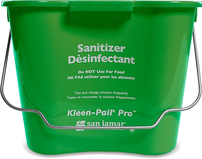 San Jamar Kleen-Pail® Plastic Pro Cleaning Bucket 8 Quarts Green
