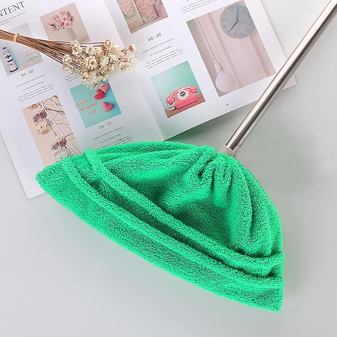 GLEAVI 3 Pcs Broom Mop: Household Brooms Microfiber Mop Sweeping Broom Cover Mop Sink Cover Mop Sweeper Pad Mop Head Cleaning Mops Broom Cloth Cover Coral Fleece Wet and Dry Dust Collector