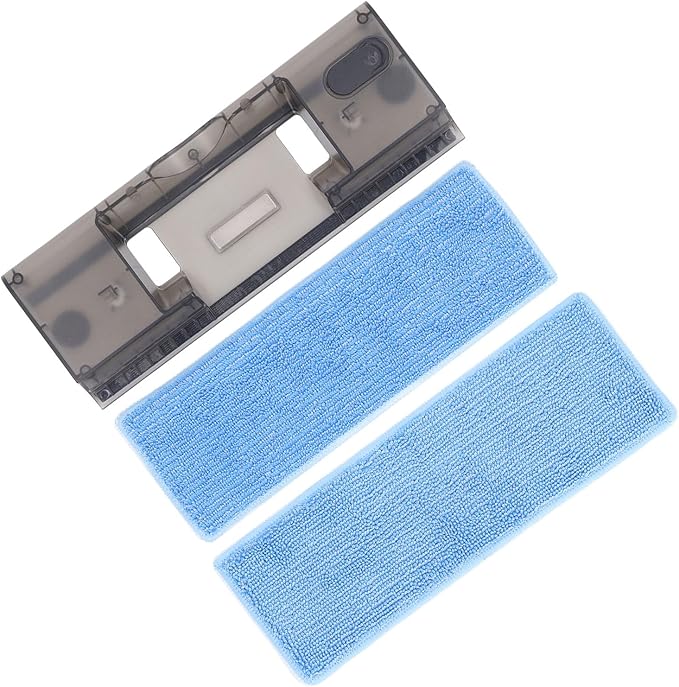 Vacuum Cleaner Replacement Water Tank, ABS Stable Performance Vacuum Cleaner Parts Efficient Easy Installation with 2 Mop Pads for Vacuum Cleaner