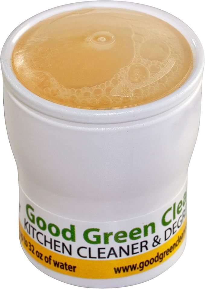Kitchen Cleaner and Degreaser Starter Set | 32 ounce, Reusable Spray Bottle | Biodegradable Formula | Clean Your Kitchen Safely and Effectively | Includes 1 Pod