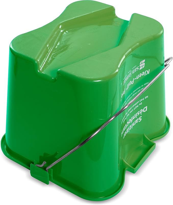 San Jamar Kleen-Pail® Plastic Pro Cleaning Bucket 8 Quarts Green