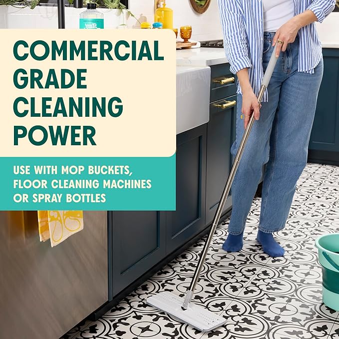 Aunt Fannie's Ultra Concentrated Floor Cleaner Vinegar Wash, Multi-Surface Floor Cleaner For Mopping, Makes 16 Gallons, Bright Lemon Scent, 32 oz. (Pack of 1)