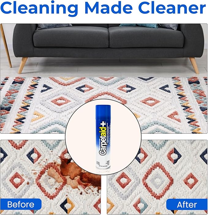Carpet Stain Remover Spray, Carpet Cleaner, Cleans Pet Stains, Wine Stain & spot, Upholstery Cleaner for Tough Stain Oil & Dirt, Pack of 1