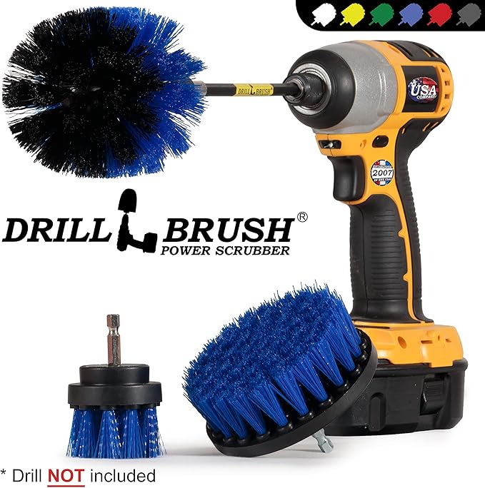 Boat Cleaning Supplies - Hull Cleaning Brush Set - Marine Equipment Cleaning Brush - Fishing Boat Scrubbing - Pond Scum Remover - Barnacle Removing Tool - Aquatic Cleaning Brushes - Tank Cleaning Set