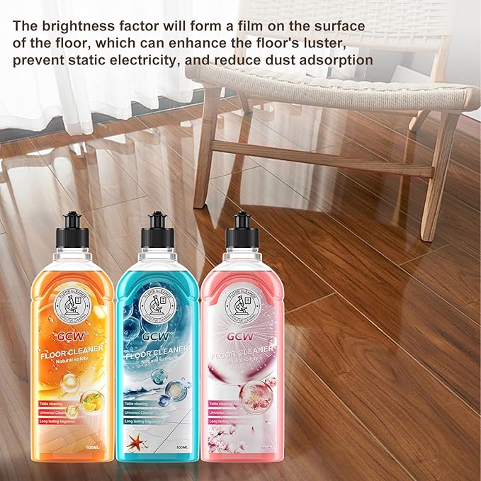 Floor Cleaner & All-Purpose Cleaner Plant-Based and Biodegradable Formula Kitchen, Floor, Bathroom and Surface Cleaning Product for Home, Ocean Scent, 33.8 Fluid Ounces (Ocean)