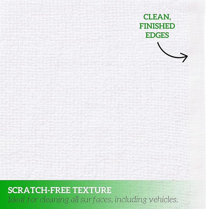 GREEN LIFESTYLE Multipurpose Terry Towels (Blue & Orange Striped, White), ComfortFeb Bar Towels - 14'x17', Durable and Absorbent, Cotton - Pack of 60