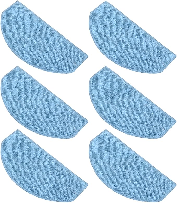 Consumable Accessories Parts for Tikom G8000 G8000 Pro for Laresar Evol 3, 10PCS Vacuum Mop Cloth Pads Reusable Soft Microfiber Mop Cloth Washable Robot Vacuum Mop Wipes