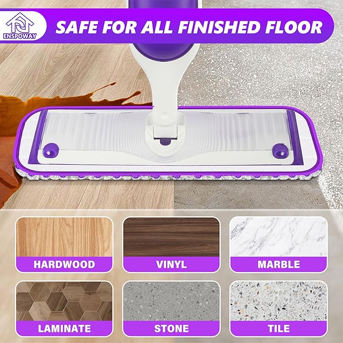 Disposable Power Mop Refill Pads - 20 Pack Reusable Power Mop Pads Microfiber Dry Powermop Mopping Pad Refills Washable Power Mop Refills for Swiffer PowerMop & 15" Mop All Types of Floors Cleaning