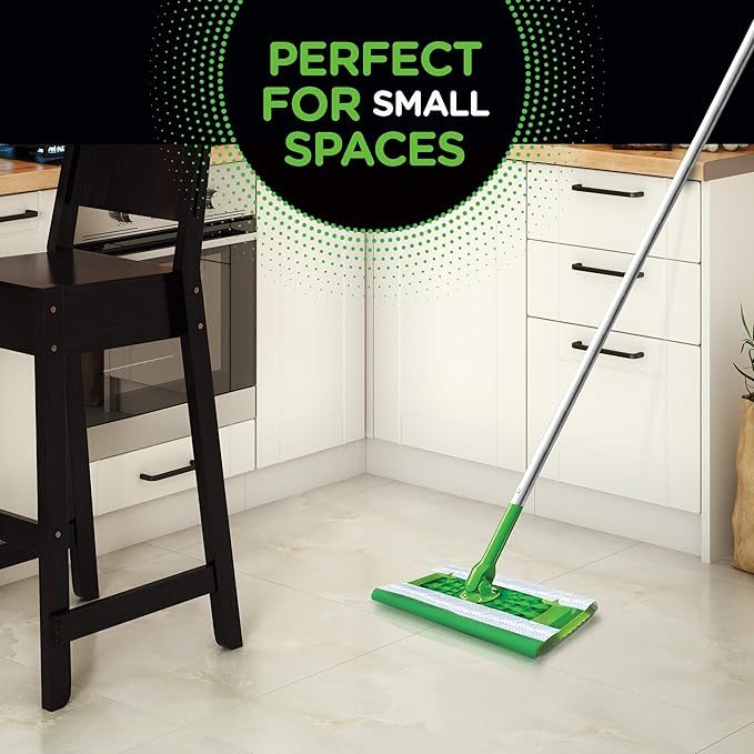 Swiffer Sweeper Pet Heavy Duty Multi-Surface Wet Cloth Refills for Floor Mopping and Cleaning, Fresh scent, 16 count, Pack of 2