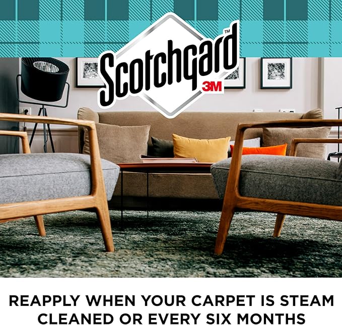 Scotchgard Rug & Carpet Cleaner, Fabric Cleaner Blocks Stains, Cleaning Sprays Make Cleanup Easier, 14 oz