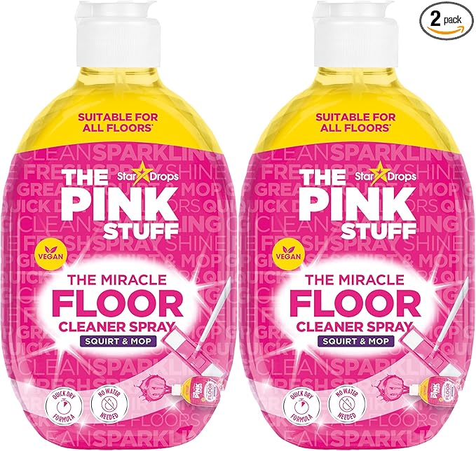 Stardrops - The Pink Stuff - The Miracle Floor Cleaner Spray - Squirt and Mop Multi Pack