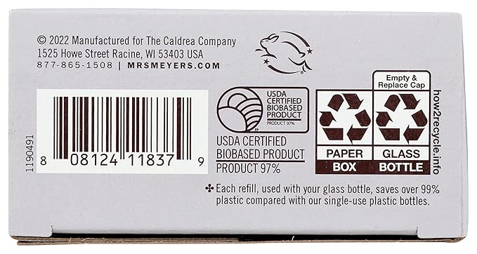 MRS MEYER'S Lavender Multi Surface Cleaner Refill, 4 FZ