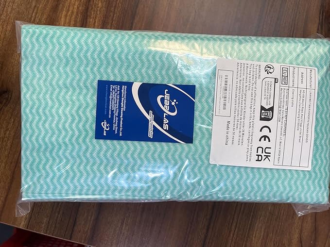 JEBBLAS Cleaning Towels - Reusable Dish Cloths, Absorbent Wipes, Dry Quickly - 60 Sheets, 5 Colors