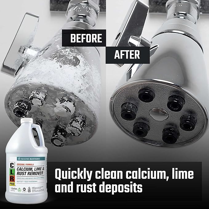 CLR PRO Calcium, Lime and Rust Remover, 1 Gallon Bottle