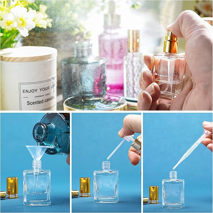 YU FENG Refillable Empty Perfume Spray Bottle Bundle