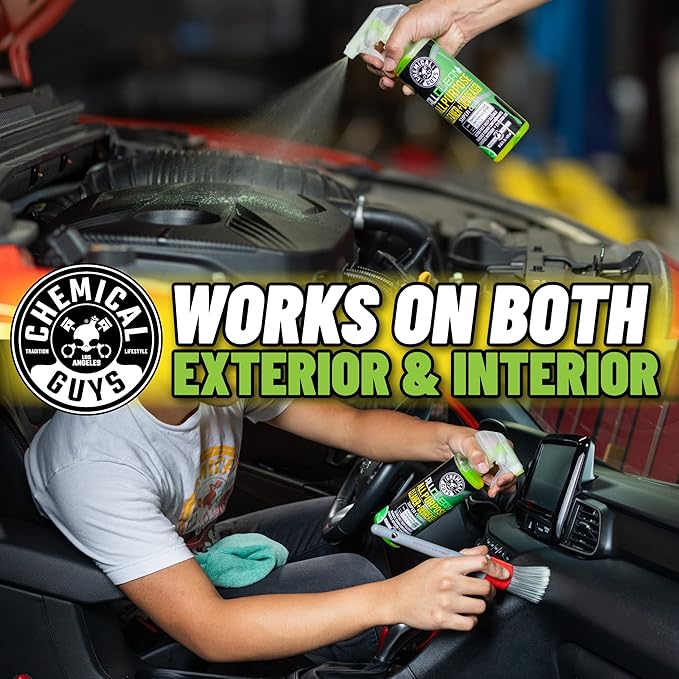 Chemical Guys CLD_101 All Clean+ Citrus-Based All Purpose Super Cleaner, Safe for Cars, Trucks, SUVs, Motorcycles, RVs & More, 128 fl oz (1 Gallon), Citrus Scent