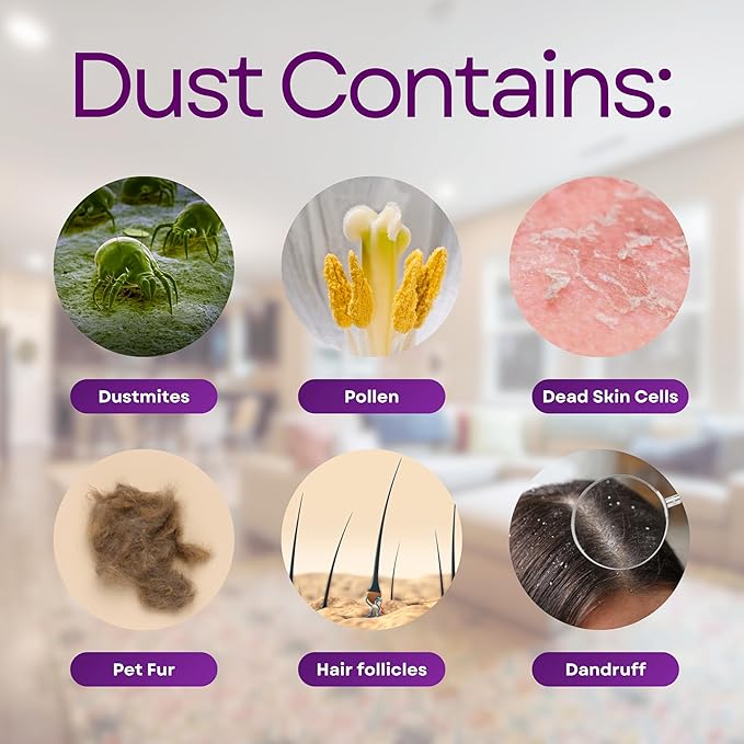 Dust Mite Laundry Additive - Eliminates Dust, Carpet, Rodent, Bird & Scabies Mites - Pet & Child-Friendly, Eco-Friendly for Bedding, Clothing, Linens - 128oz
