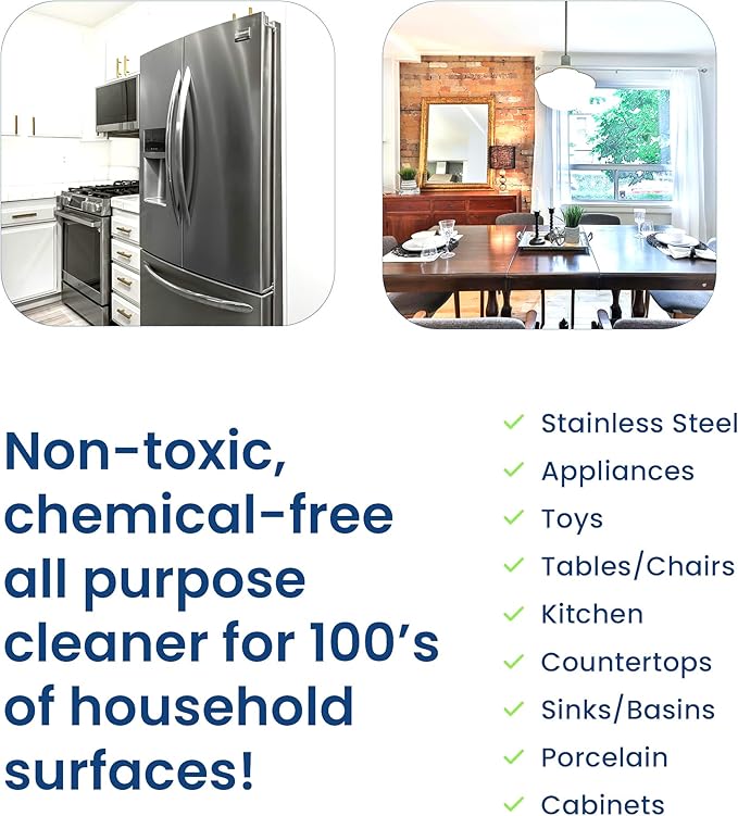 Everyday Cleaner - Multipurpose Cleaner Spray, Kitchen Counter Cleaner, Natural Cleaning Products, Multi-Surface Household Solution - Pack of 3