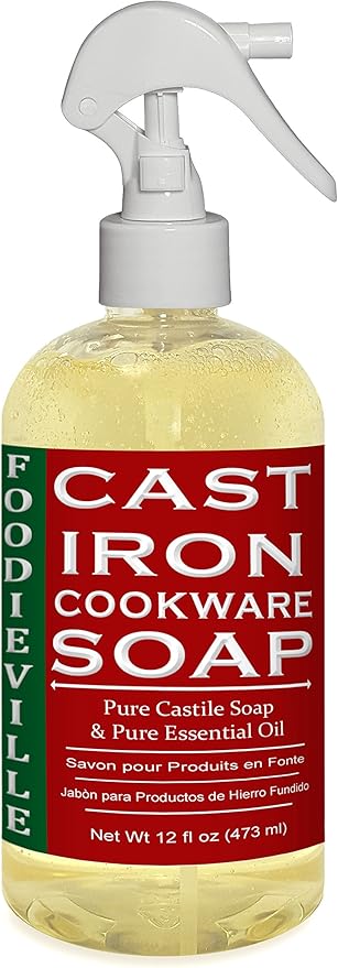 Creation Farm Cast Iron Soap – Plant-Based Cleaner – Ideal for Skillets, Griddles, Pots & Dutch Ovens – Home & Camping Cookware Care - Foodieville