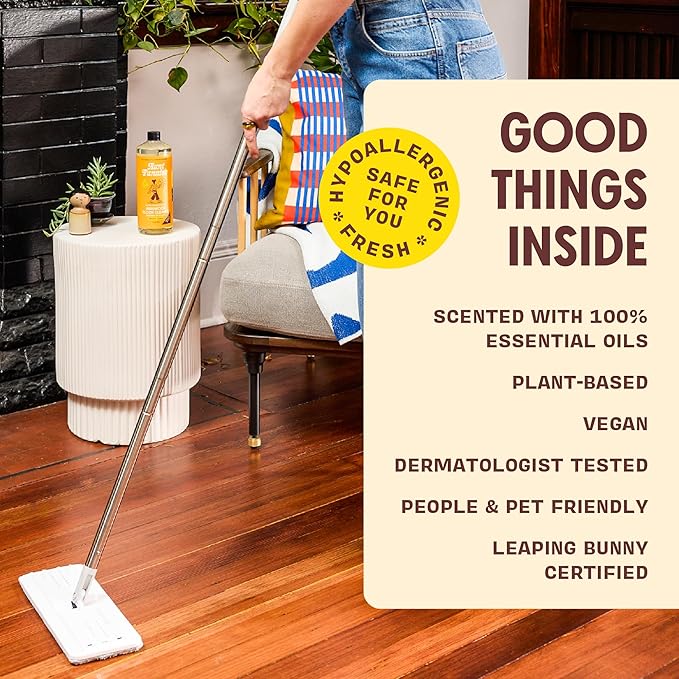 Aunt Fannie's Hardwood Bundle, Includes Hardwood Floor Cleaner, All-Purpose Wood Spray Cleaner, and All-Purpose Wood Cleaning & Dusting Wipes, Pack of 4