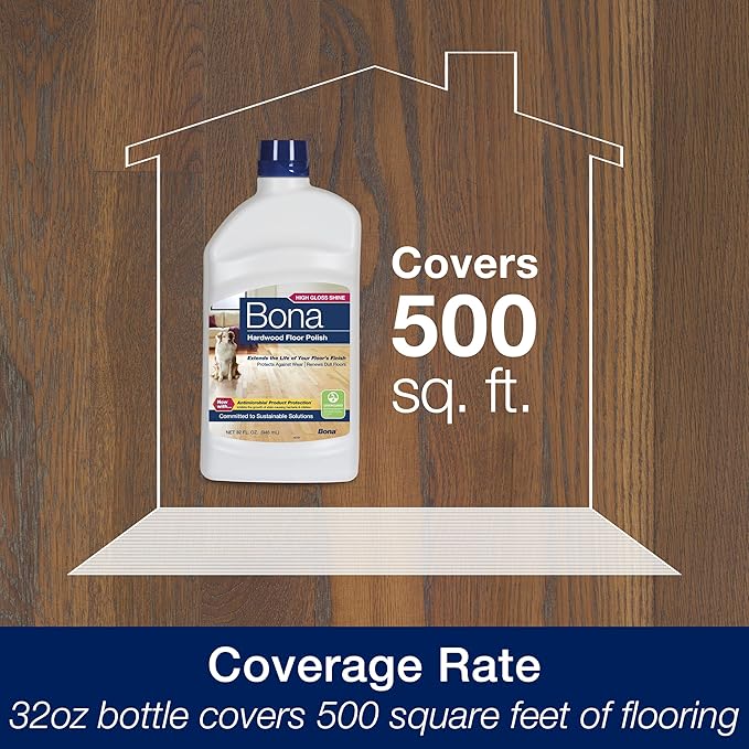 Bona Ultimate Hardwood Floor Care Kit - Includes Microfiber Mop, Hardwood Floor Cleaning Solution and Refill, Hardwood Floor Polish, Microfiber Cleaning Pads, and Microfiber Dusting Pad