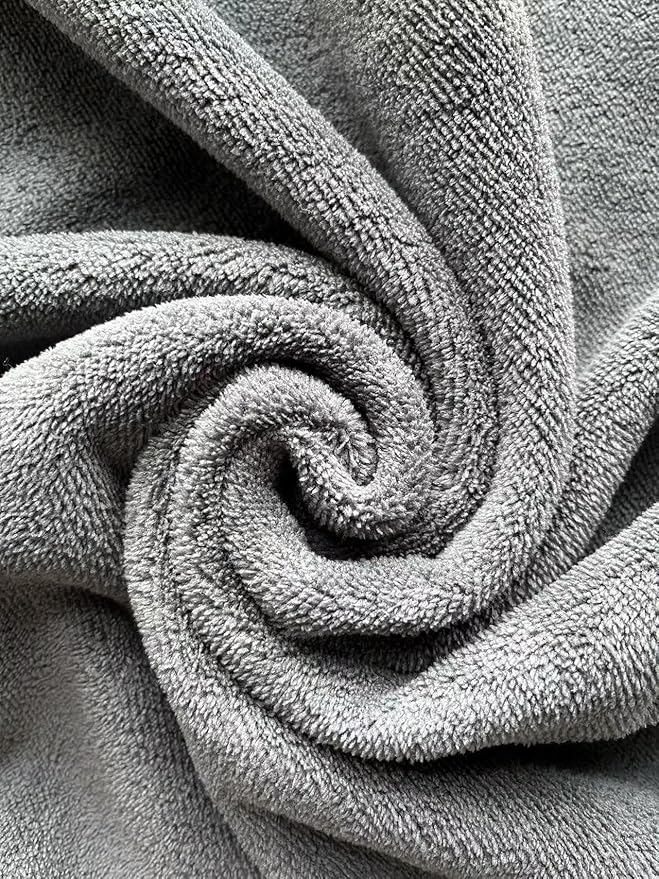 Microfiber Cleaning Cloth, Reusable and Lint-Free Cleaning Cloths for Car Wash, Detailing, Pet Drying, and Home Cleaning Supplies, Pack of 10 (1-Pack 23.6" x63)
