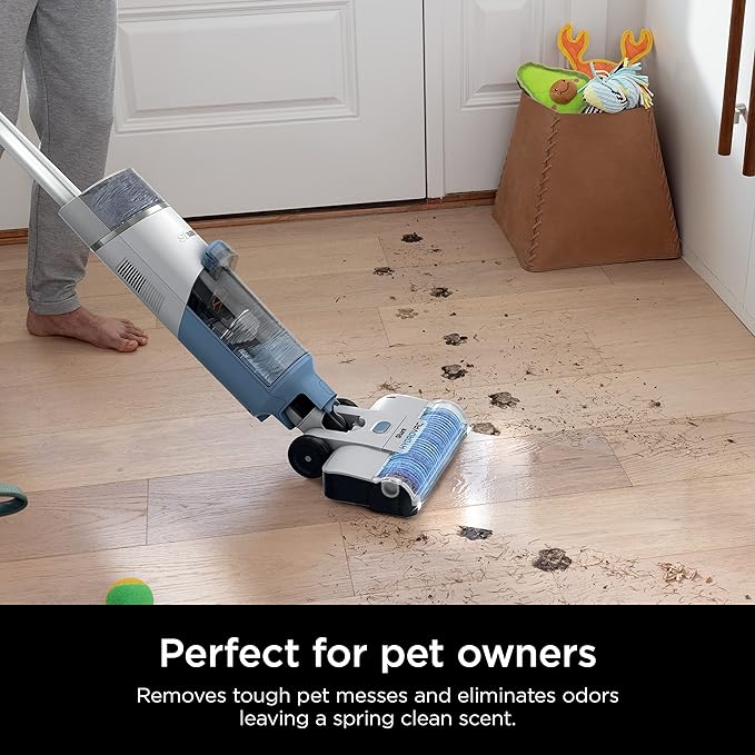 Shark HydroVac Multi-Surface 33-Oz. Concentrate with Odor Neutralizer Technology, Compatible with all HydroVac 3-in-1 Cleaners, for Sealed Hard Floors & Area Rugs, Spring Clean Scent, Purple, WDCM30