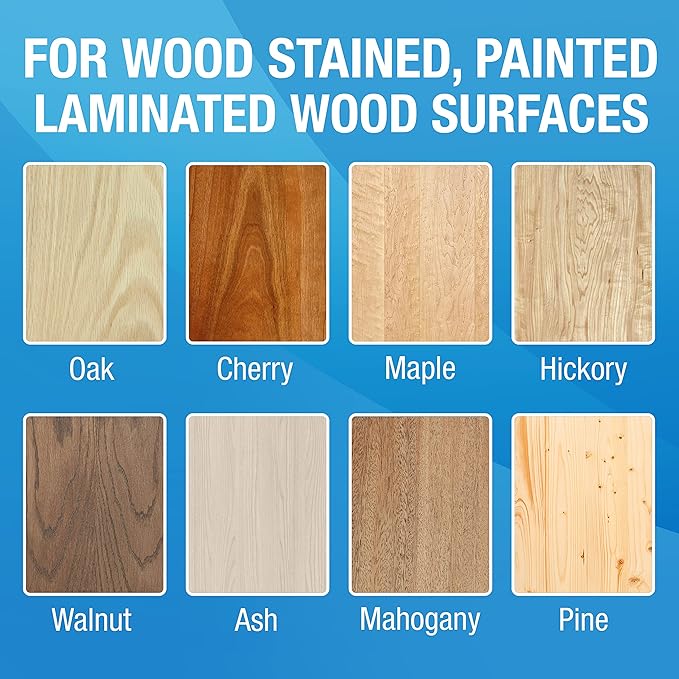 MiracleWipes for Wood Surfaces, Remove Dirt and Grime Buildup, Clean, Protect, and Polish Cabinets, Furniture, and Wood Floors, Great for Kitchen and Bathroom Cleaning Support - 60 Count