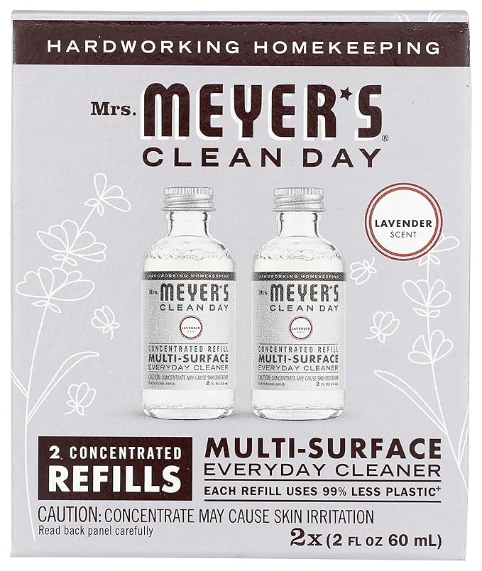 MRS MEYER'S Lavender Multi Surface Cleaner Refill, 4 FZ