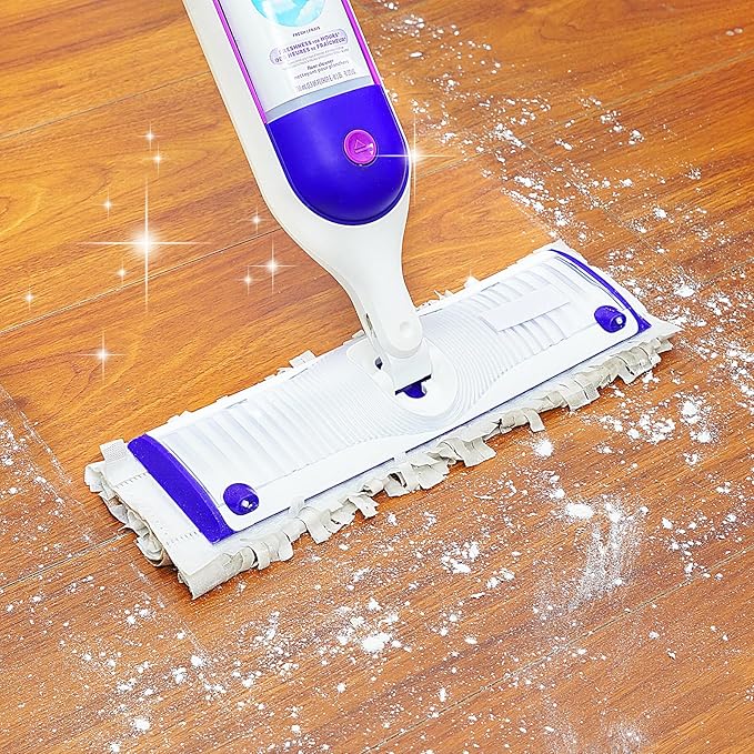Power Mop Pads Compatible with Swiffer Power Mop, Disposable Power Mop Refills, PowerMop Wood Mopping Pad Refills for Floor Cleaning, 10 Count