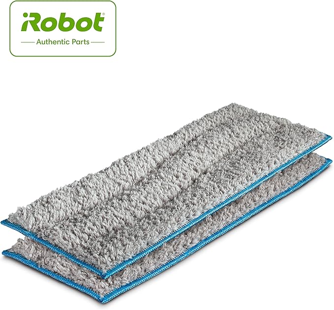 iRobot Braava Jet M6 (6110) Ultimate Robot Mop and m Series Washable Wet Mopping Pads, (2-Pack)
