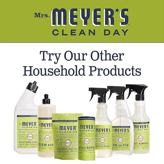 MRS. MEYER'S CLEAN DAY Dish Soap Lemon Verbena, 16 Fl. Oz. (Pack of 3)