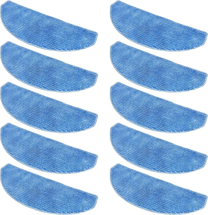Tikom Replacement Mopping Clothes for G8000 Max Vacuum Cleaner, 10 Pcs