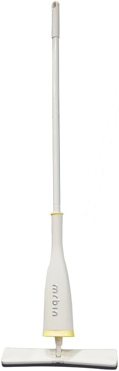Self Wringing Sponge Flat Large Mops Dusting Soft, Hands Free Collapsible Wet Reusable Cleaner Head Replacement with Long Metal Handle for Bathroom Tile, Hard Wood Floor, Wall Cleaning, White