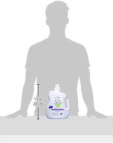 ATTITUDE Liquid Laundry Detergent, EWG Verified Laundry Soap, HE Compatible, Vegan and Plant Based Products, Cruelty-Free, Mountain Fresh, 40 Loads, 67.6 Fl Oz