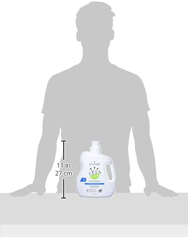 ATTITUDE Liquid Laundry Detergent, EWG Verified Laundry Soap, HE Compatible, Vegan and Plant Based Products, Cruelty-Free, Wildflowers, 40 Loads, 67.6 Fl Oz