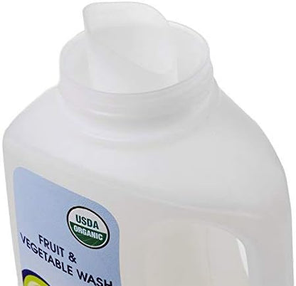 FIT Organic - USDA Certified, Tasteless and Odorless Fruit and Vegetable Product Wash Soaker Org - 32 FL Oz (2-Pack)