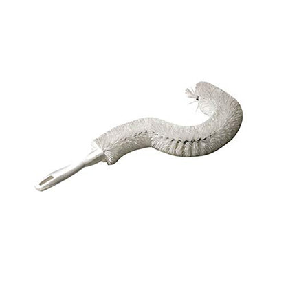 Coffee Pot Cleaning Brush, Made in USA, for Coffee Makers and Glassware, Curved Design, Soft Non-Scratch Foam Bristles, Perfect for Decanters, Wide-Neck Glasses, and Bottles, by FryOilSaver Co, B38C