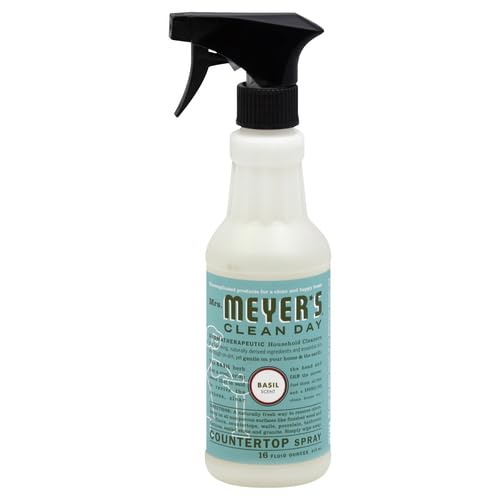 MRS. MEYER'S CLEAN DAY All-Purpose Cleaner Spray, Basil, 16 fl. oz (Pack of 2)