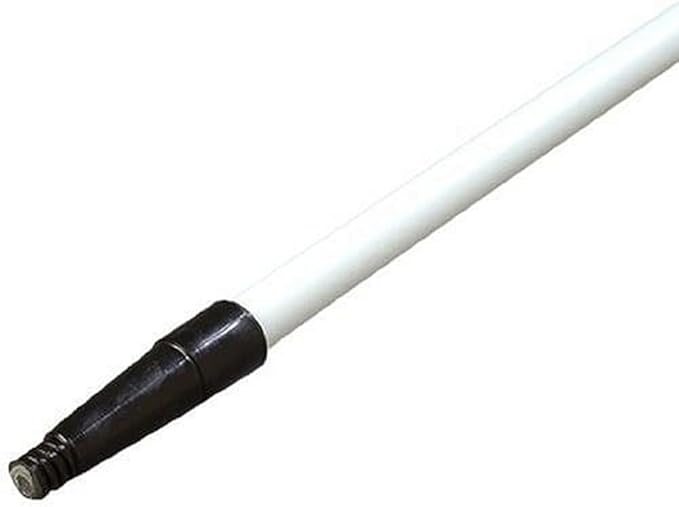 SPARTA 4022002 Spectrum Fiberglass Broom Handle, Mop Handle, Replacement Handle With Acme Threaded Tip For Commercial Cleaning, 60 Inches, White