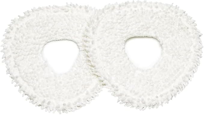 Washable Reusable Mopping Pads for Narwal Freo Z Ultra, Freo X Ultra,Freo, J3,J4,J4 lite,J5, Xiaoyao001, Strong Stain Removing Wipes Cloth Pads Premium Microfiber,White (2-Pack)